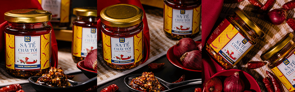 NANA GARLIC HOT SAUCE 100% HOMEMADE (120g) - COMBO 2 PACK