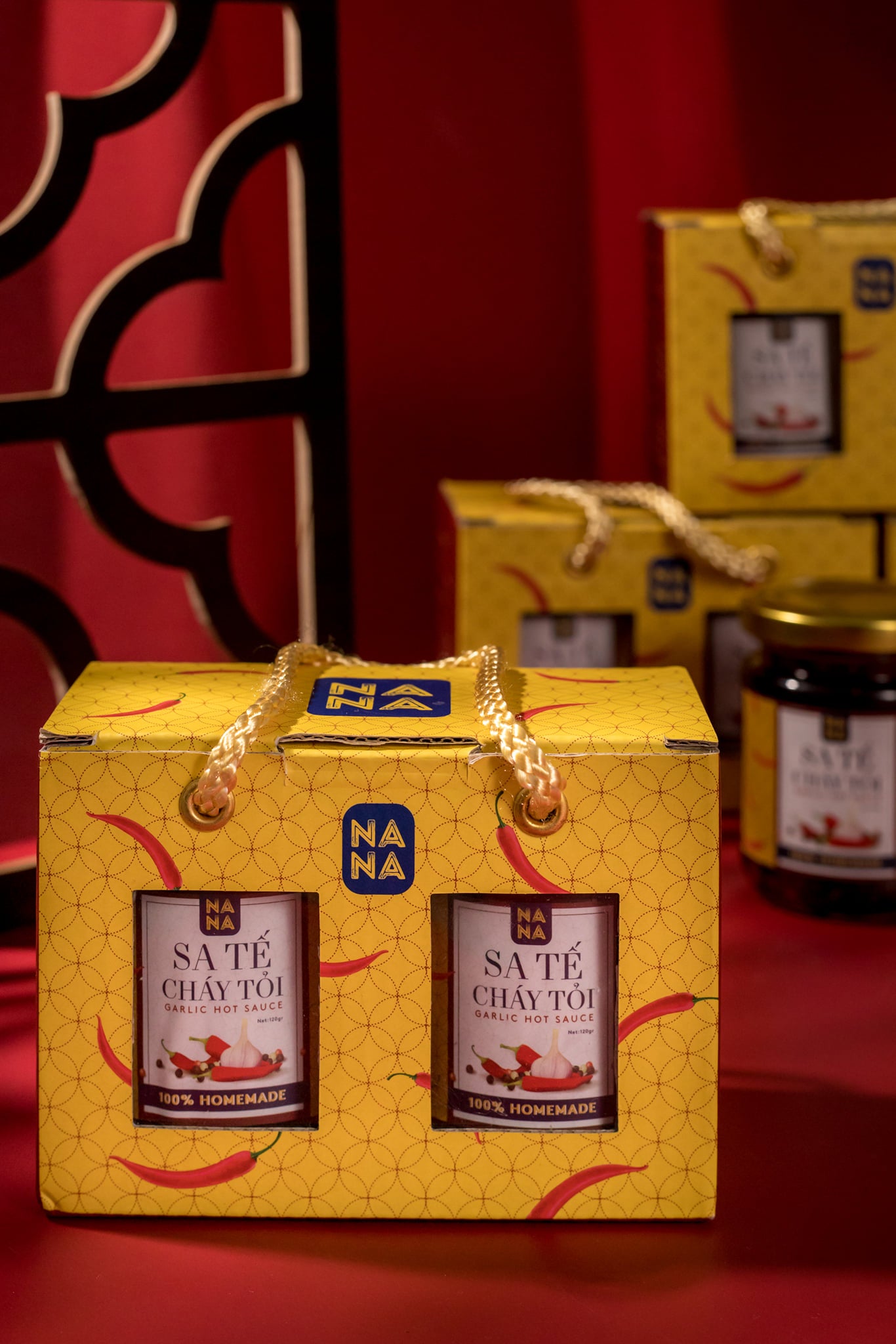 NANA GARLIC HOT SAUCE 100% HOMEMADE (120g) - COMBO 2 PACK