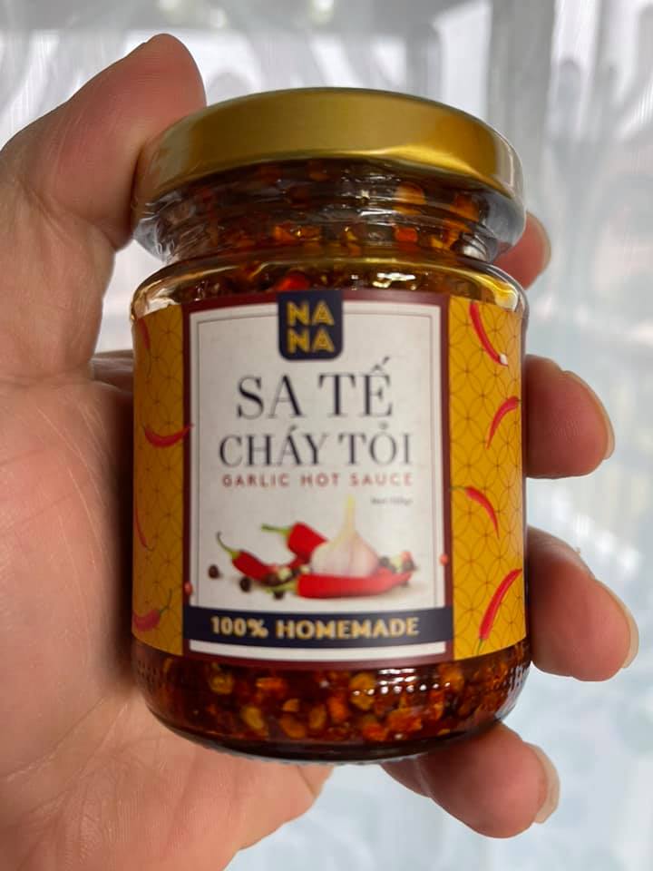 NANA GARLIC HOT SAUCE 100% HOMEMADE (120g) - COMBO 2 PACK