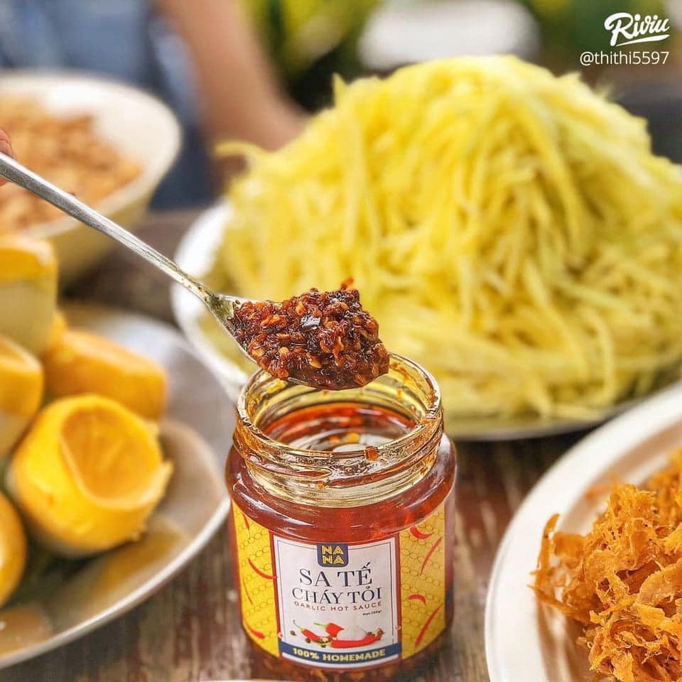 NANA GARLIC HOT SAUCE 100% HOMEMADE (120g) - COMBO 2 PACK