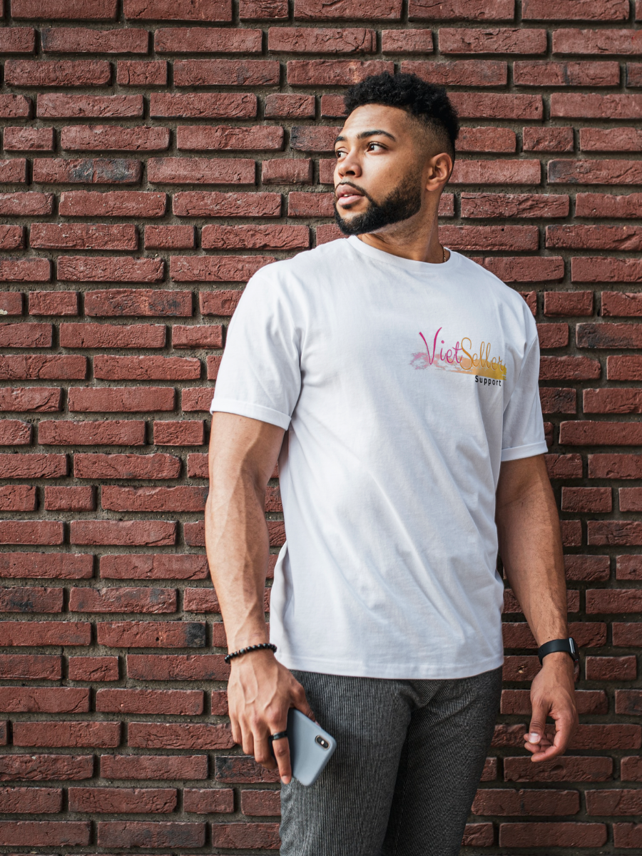Viet Seller Support 100% US Cotton T-Shirt for Amazon, eBay, Walmart Sellers - Made in USA