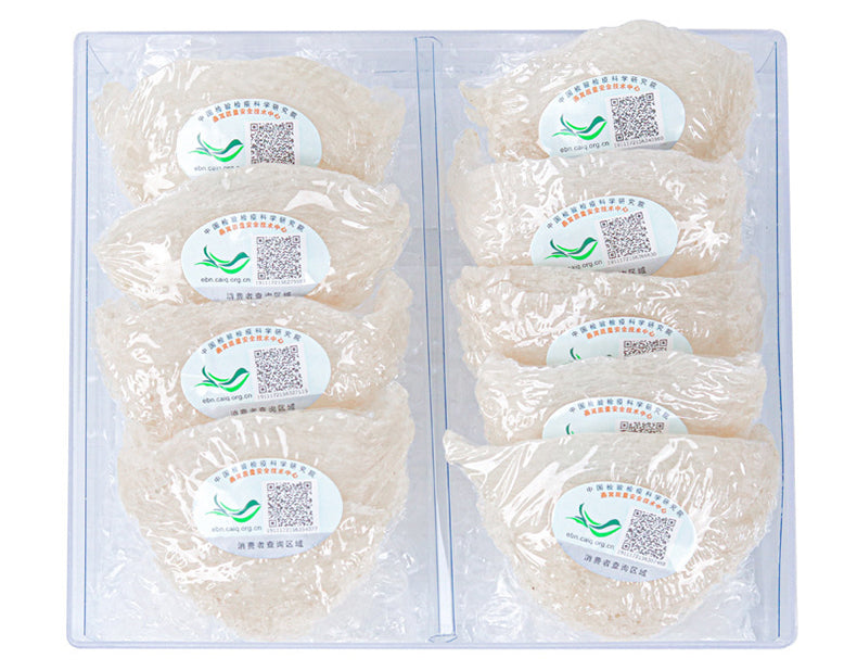 Raw Natural Air Drying Edible Bird's Nest Grade 5A White Color - 100 gram