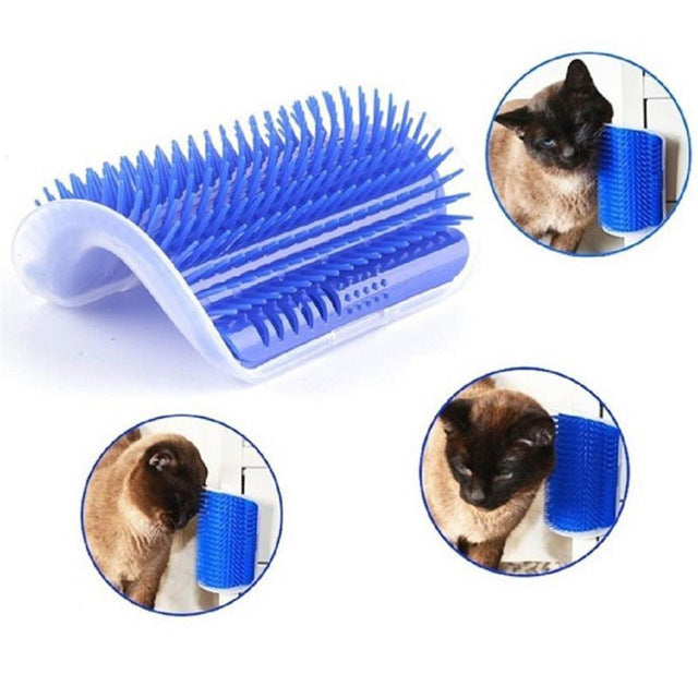 Lovely Pet Cat Self Groomer Wall Corner Massage