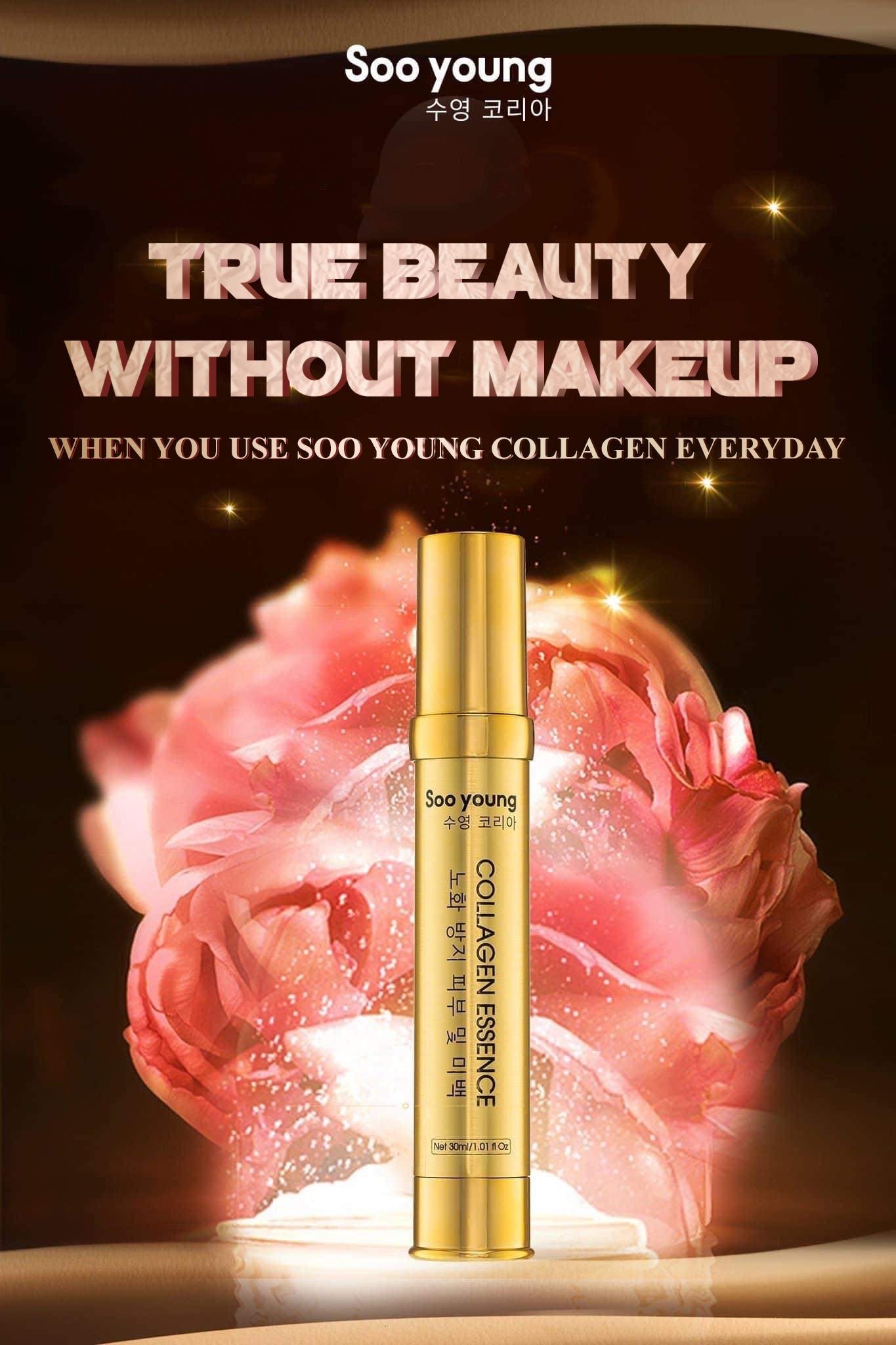 SOO YOUNG KOREA SERUM COLLAGEN ESSENCE 24K PURE GOLD GINSENG SKIN CARE