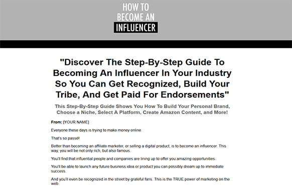 How To Become An Influencer