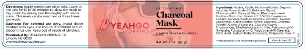 YEAHGOSHOPPING DETOXIFYING CHARCOAL MASK - 2 OZ (57G) MADE IN USA
