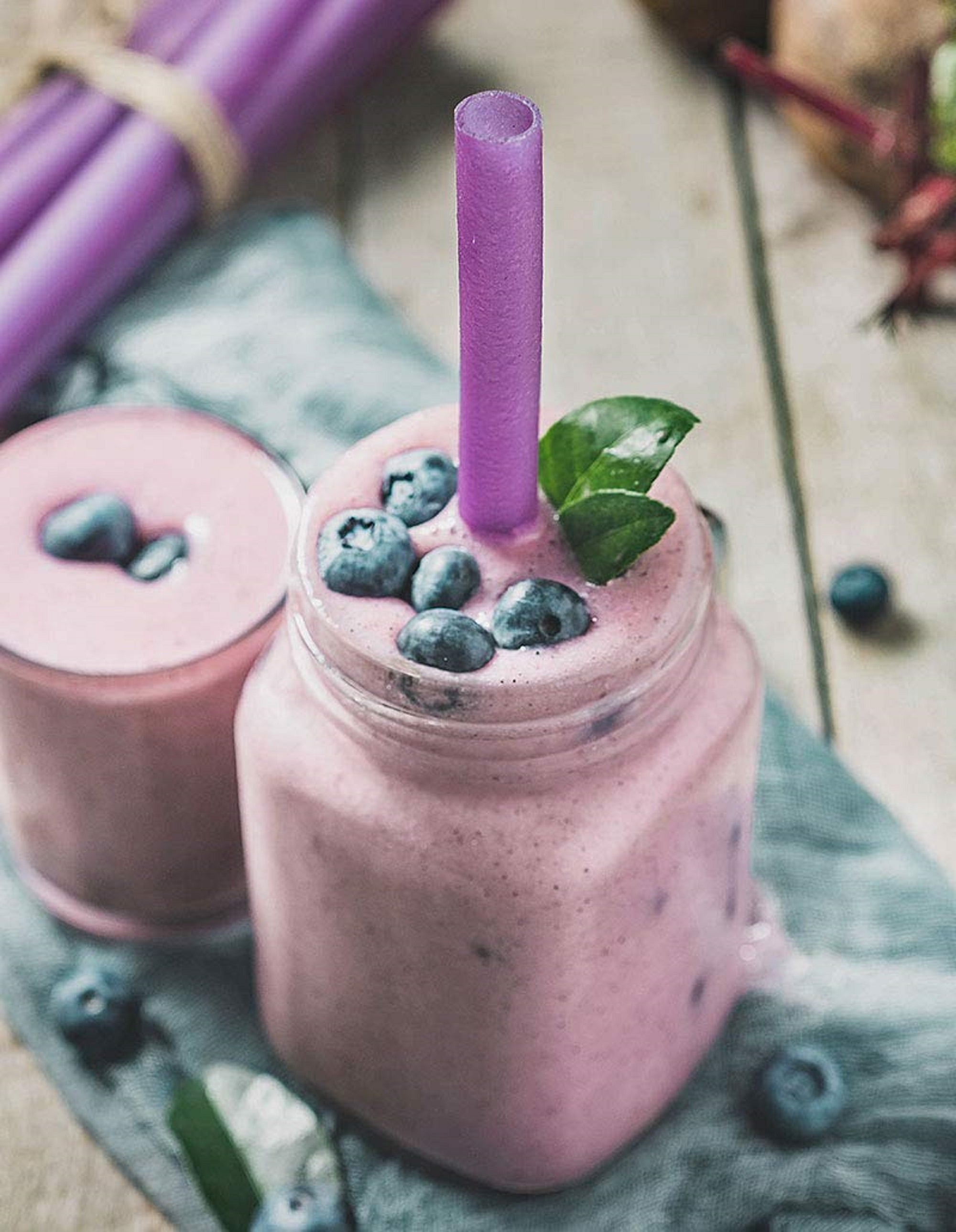 Bubble tea Rice straws planet-friendly, ocean-safe, guilt-free drinking - 50 straws with random color