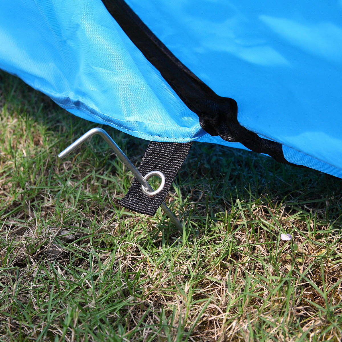 Collapsible Extra-long Pet Dog Agility Training Tunnel with Carry Bag and Stakes, Blue