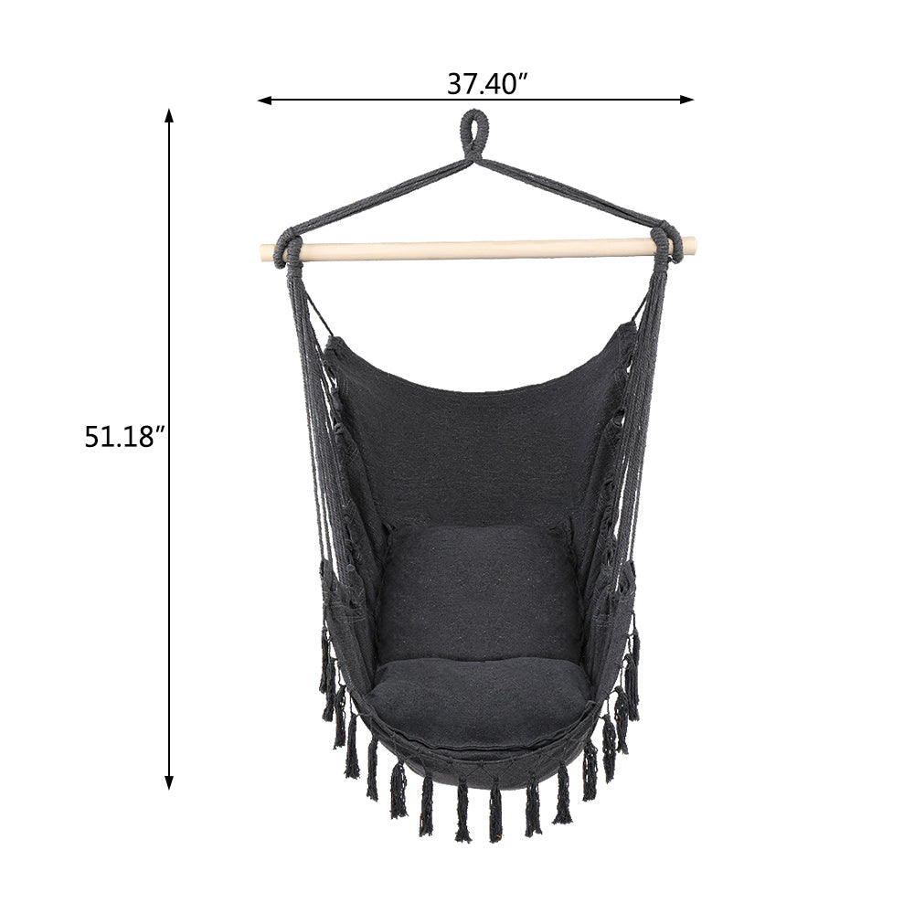 1.5*1.2m Tassel Plus Pillow Hanging Chair XH