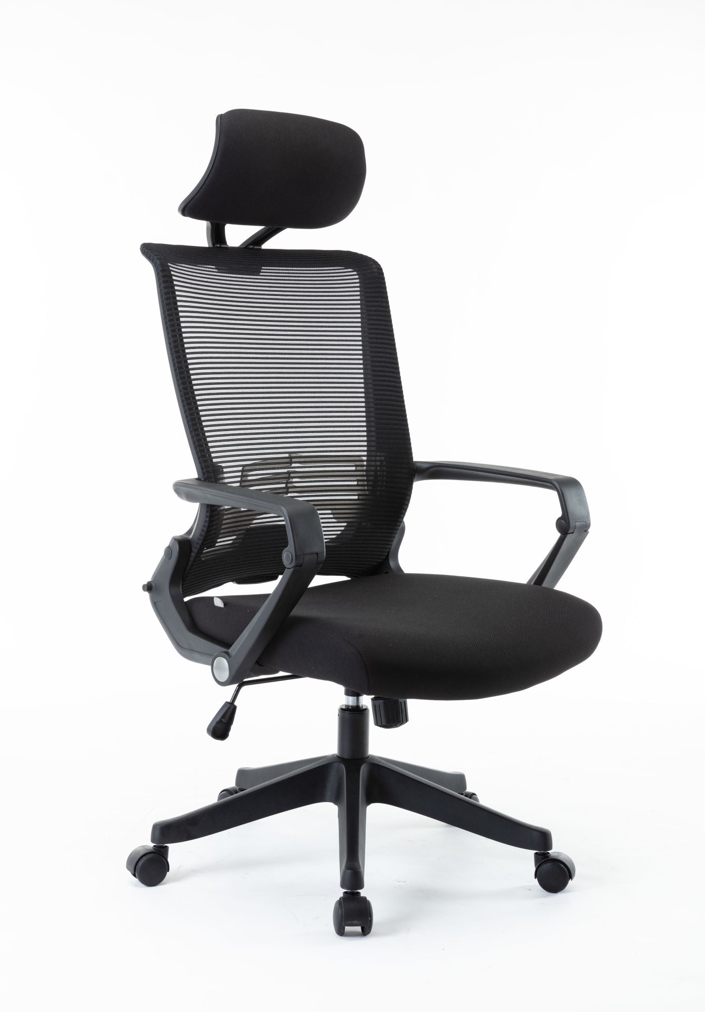 Free Shipping Mesh Office Chair, High Back Chair - Adjustable Headrest with Arms, Lumbar Support
