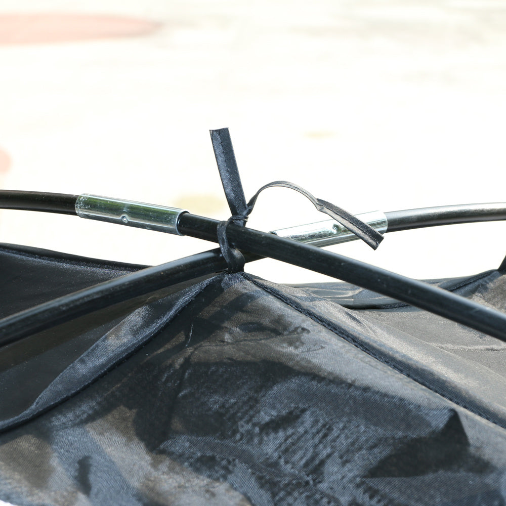 Golf Practice Net for Kids & Adults, Storage Bag - Portable (6.1 x 9.8 Feet) Driving Range with Bullseye & 5 Golf Balls - Indoor/Outdoor Hitting Net for Backyard Heavy Duty Swing Training XH