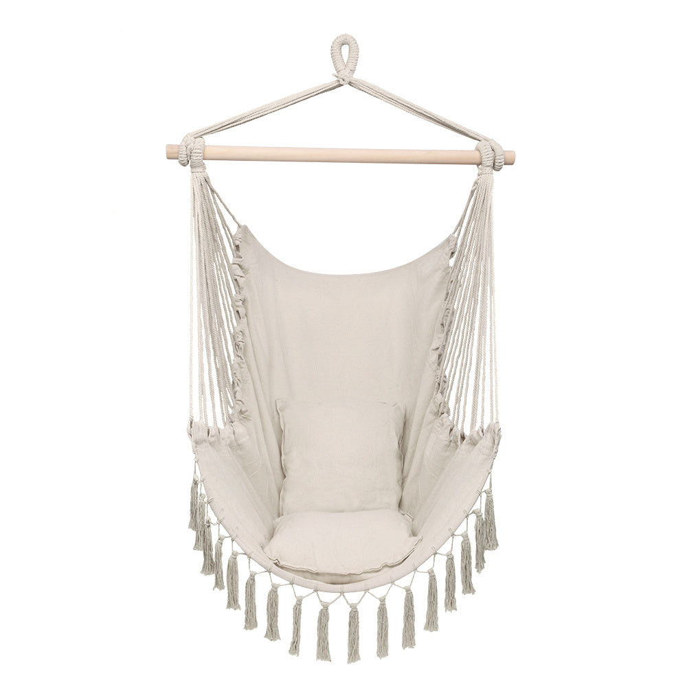 1.5*1.2m Tassel Plus Pillow Hanging Chair XH