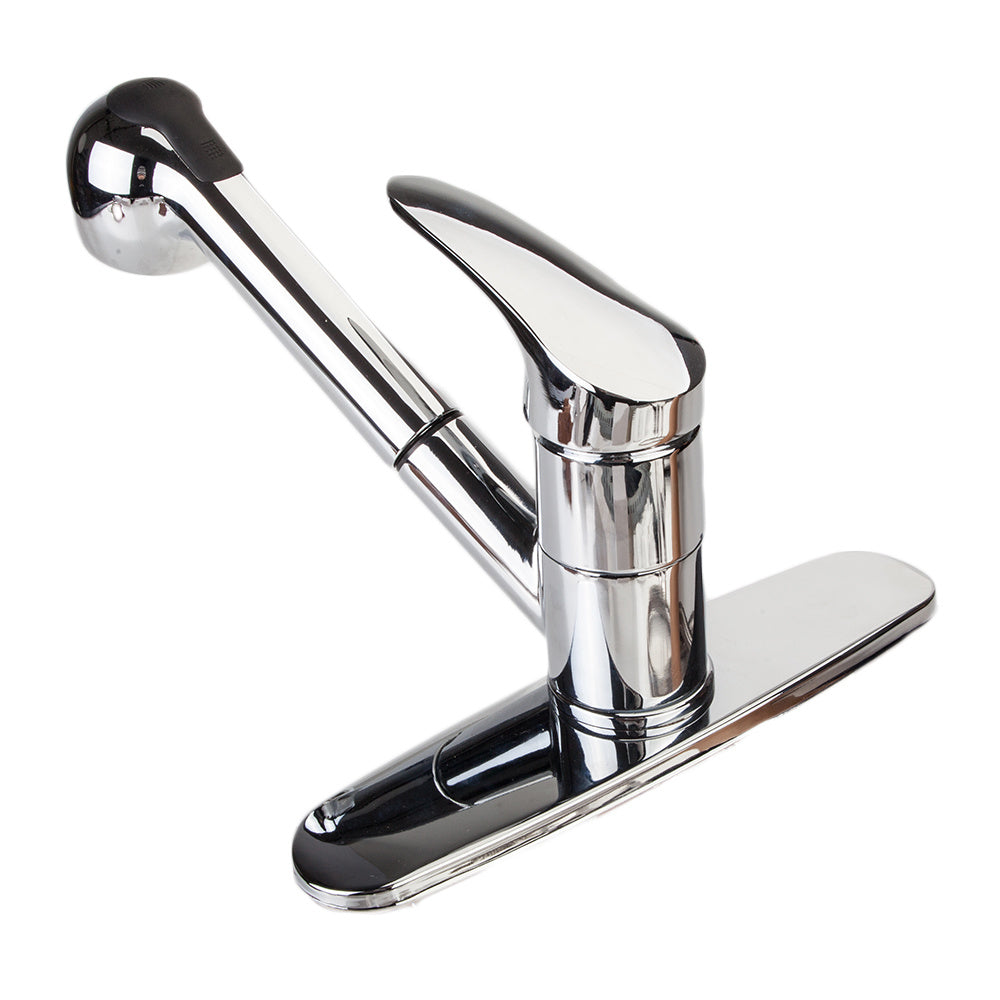 All Copper Kitchen Pull Chromeplate Faucet RT