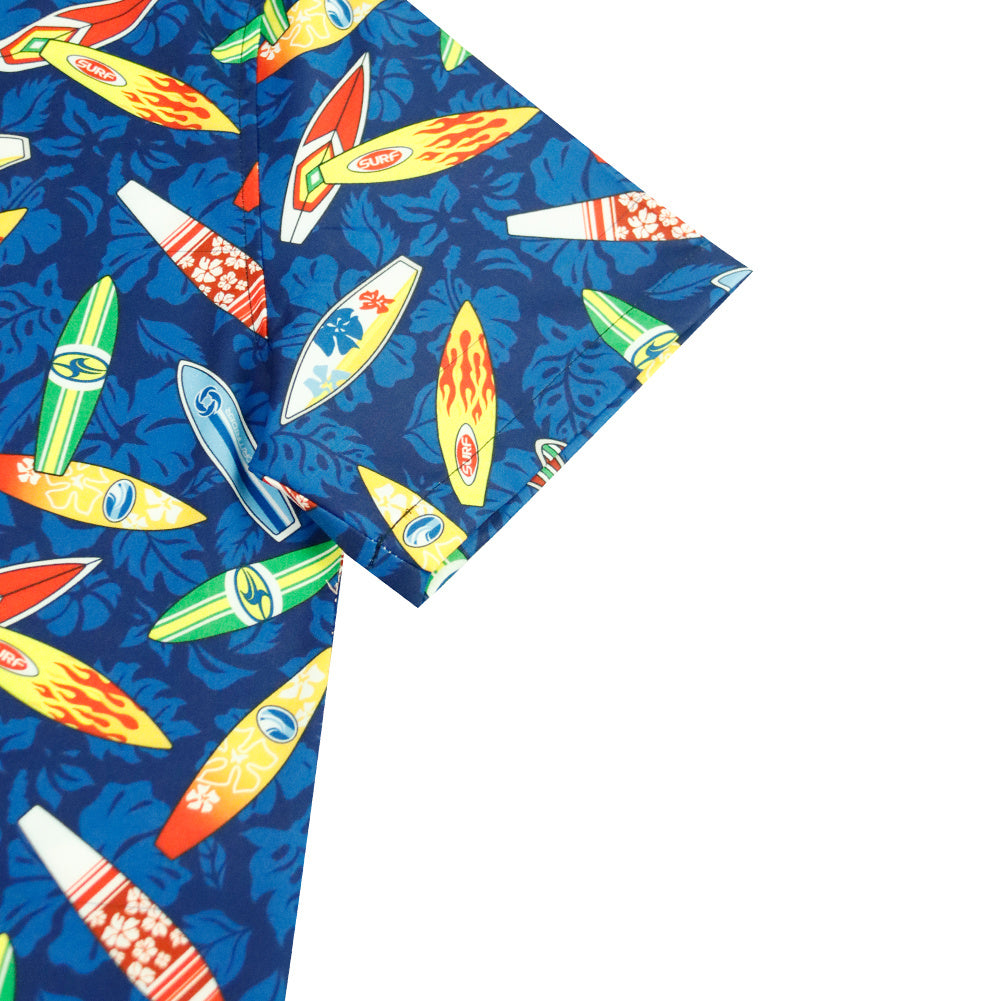 Men's Funky Hawaiian Printed Shirts Floral Short Sleeve Casual Button Down Shirt