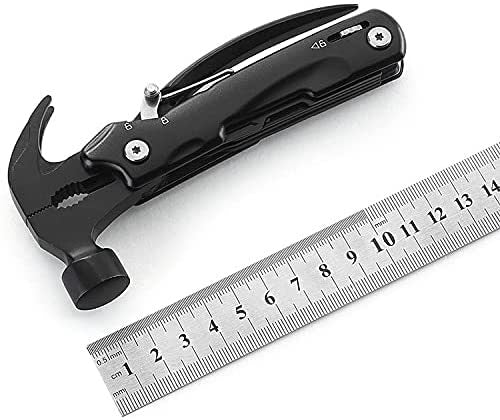 Free shipping Hammer Multitool Camping Accessories with Multitool Card Tool 12 in 1 Cool Gadget Stocking Stuffer for Men Fathers Valentines Day Gifts YJ