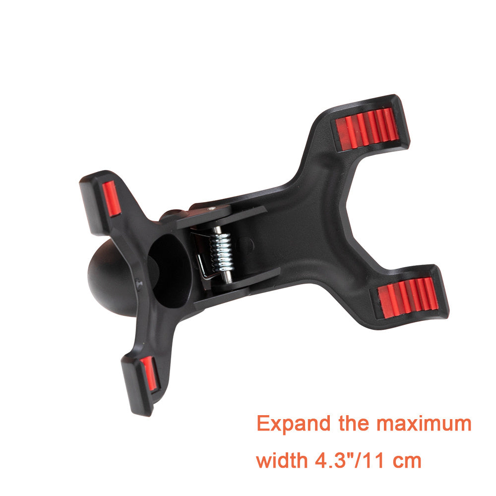 Cell Phone Stand Adjustable Height & Angle Phone Holder Flexible Long Arm Headboard Bedside Lazy Bracket Side Clamps Extend 4.3 Inch Suit For Live Broadcast, Online Class, Face Time, Zoom Meeting, Vid