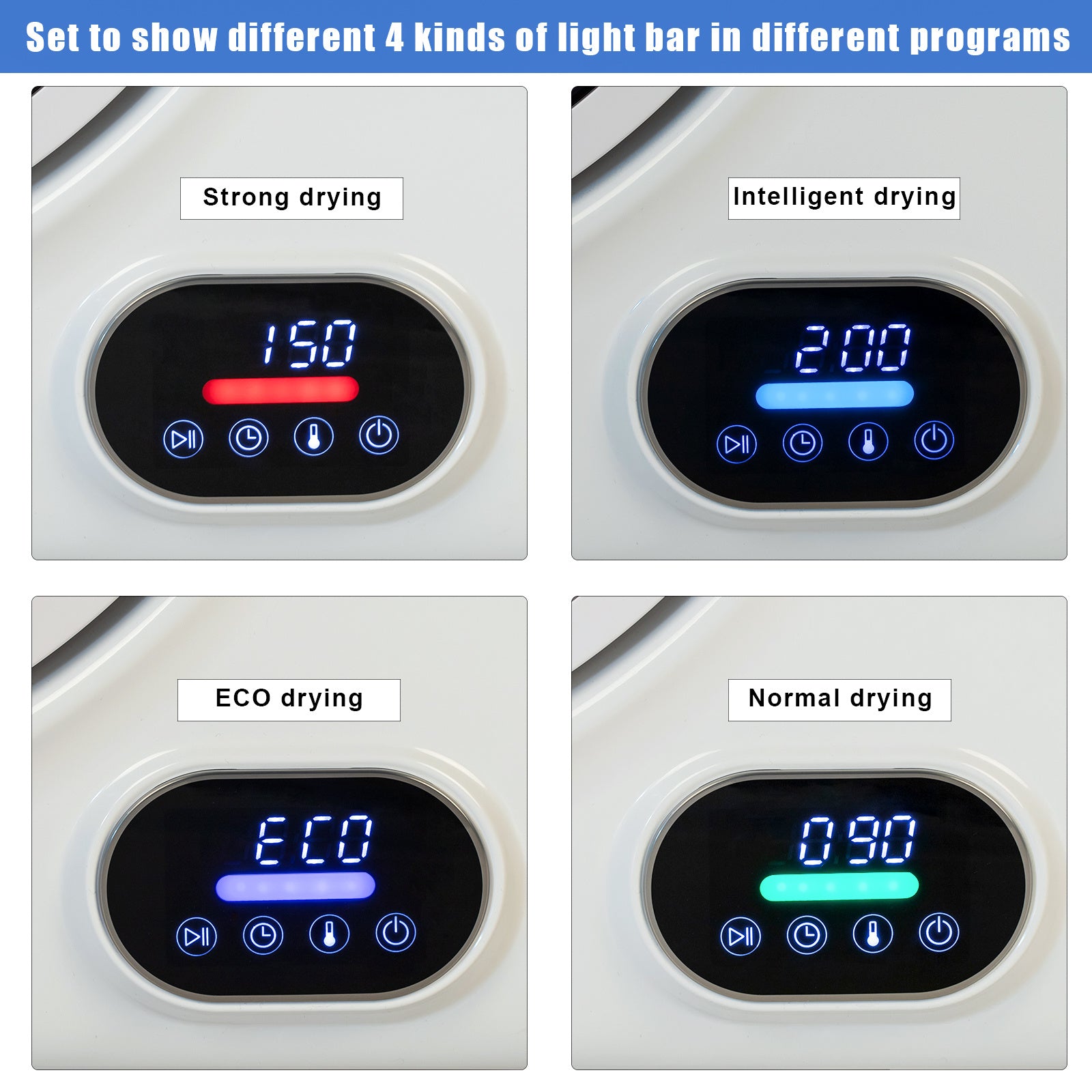 Free shipping ZOKOP GYJ40-88C1-E Compact Portable Household Clothes Dryer 2.6CUFT Drum Dryer with LED Display -White 110V 4KG YJ