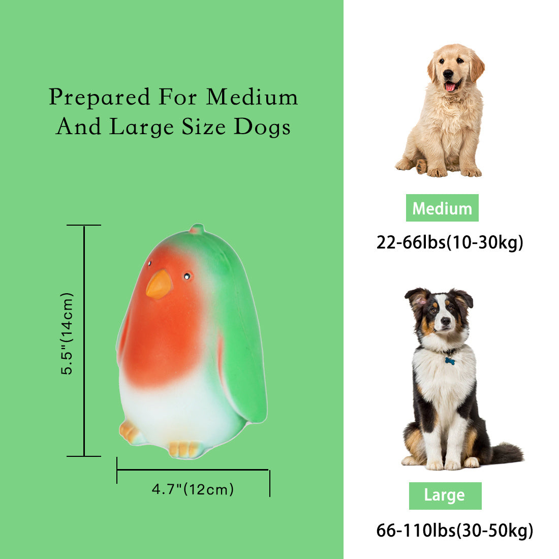 Squeak Latex Dog Toys Large, Medium and Small Dogs Indestructible Chewing Dog Toys Creative Modeling Dog Toys Pet Bites Resistant Toys