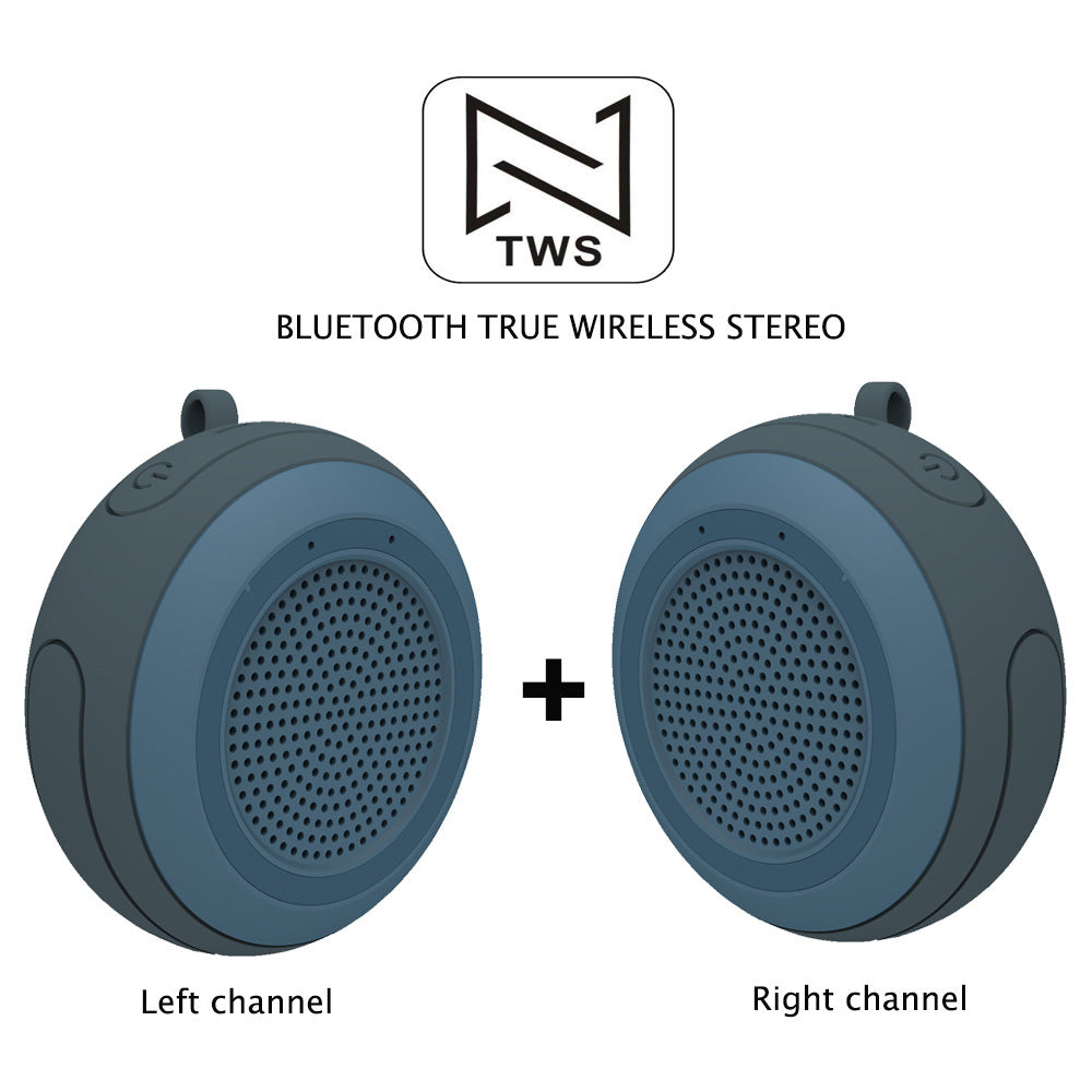 Cyboris Ipx7 Waterproof Outdoor Bluetooth Speaker Swimming Pool Floating Portable Mini Speakers Wireless 5W With Microphone & Tws for Beach, Bathroom, Home, Shower