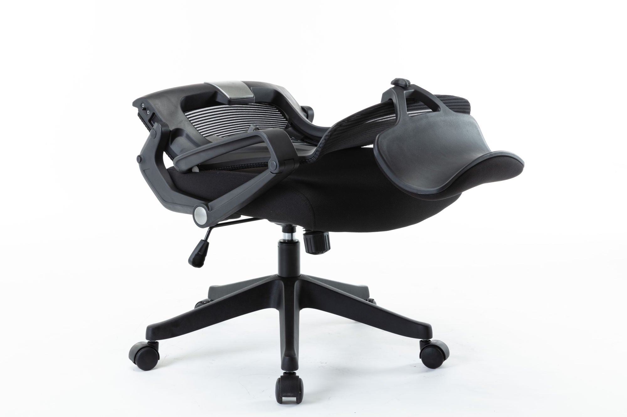 Free Shipping Mesh Office Chair, High Back Chair - Adjustable Headrest with Arms, Lumbar Support