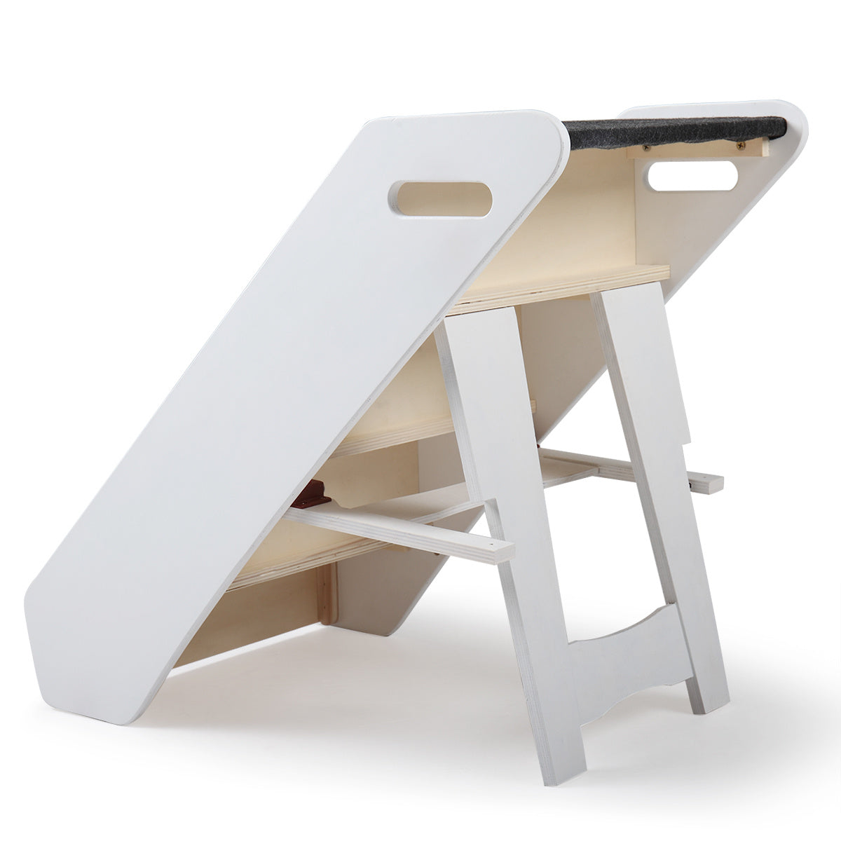 Four-Step wooden pet ladder, Jumping Support Safe Access to Sofa, for dogs and cats