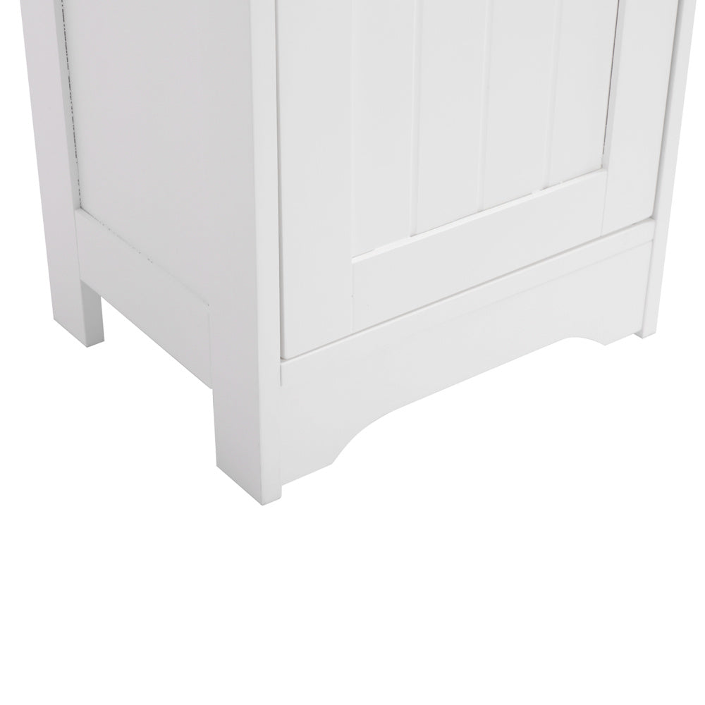 FCH One Door & Three Layers Bathroom Cabinet White YJ
