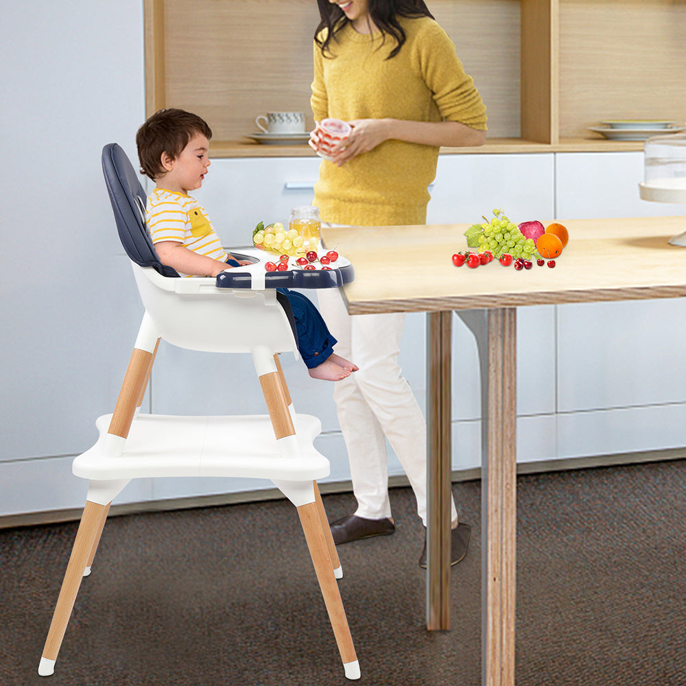 Free shipping Children's High Dining Chair Detachable Two-In-One Table And Chair YJ
