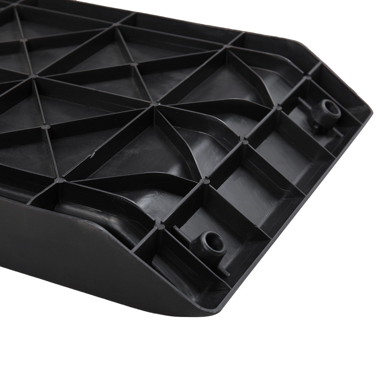 Portable Lightweight Dog Pet Ramp with Nonslip Surface and Raised Safety Rails, Outdoors, Black