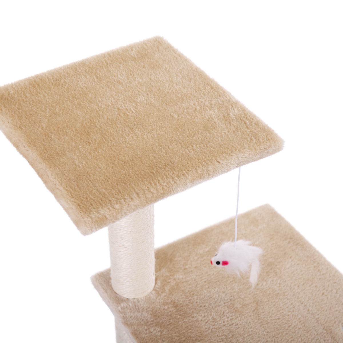 36" Cat Tree Activity Tower Pet Kitty Furniture with Scratching Posts