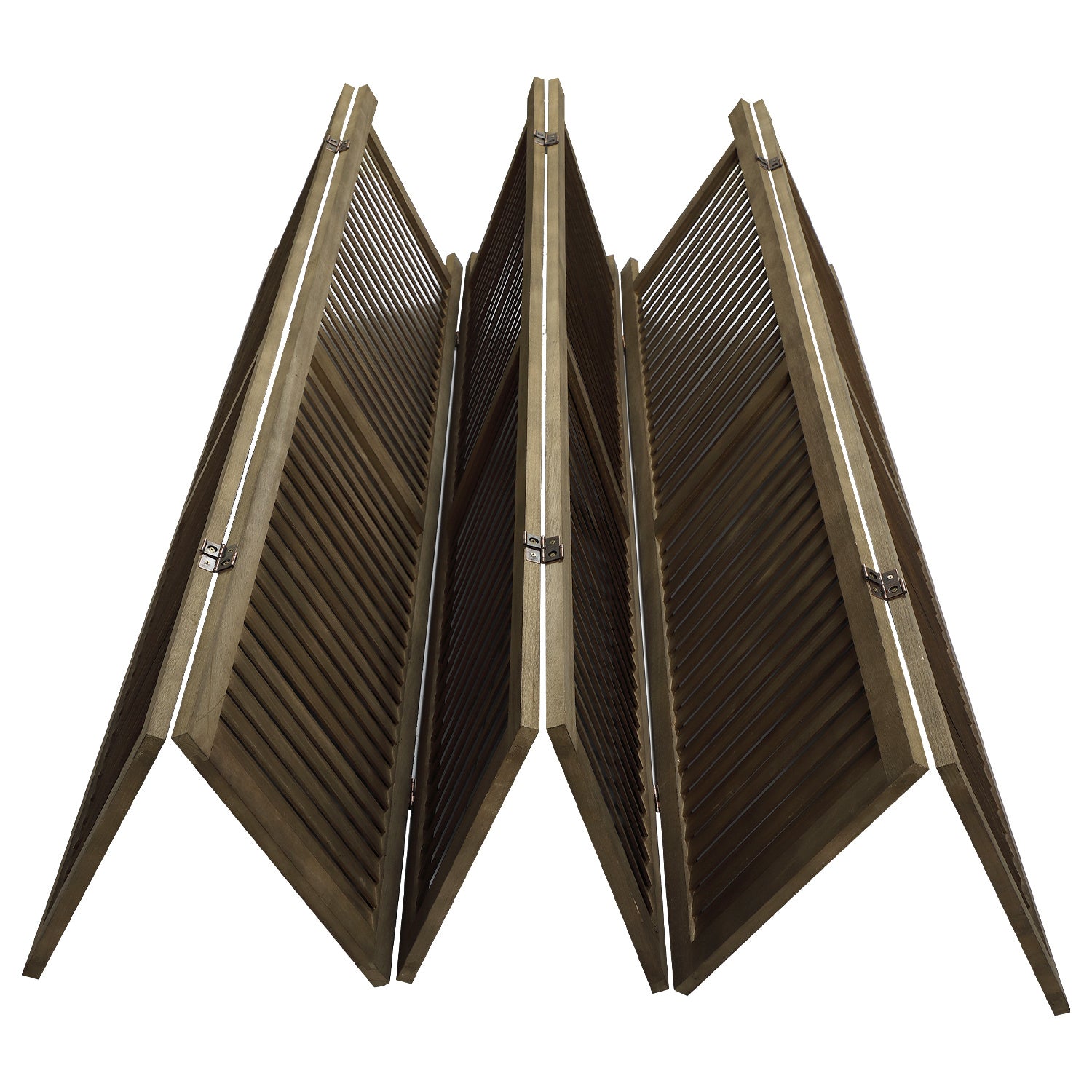 Louver Folding Screen Decorative Privacy Partition Room Divider XH