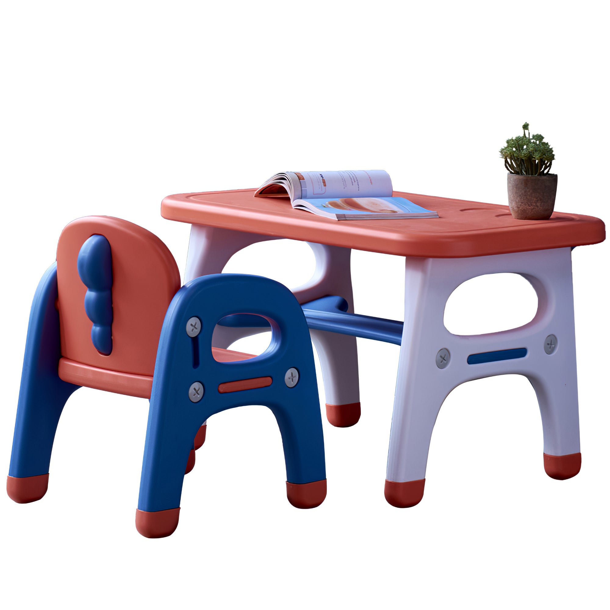 Free shipping The set of the dinosaur modeling table and shair for children Children's desk YJ