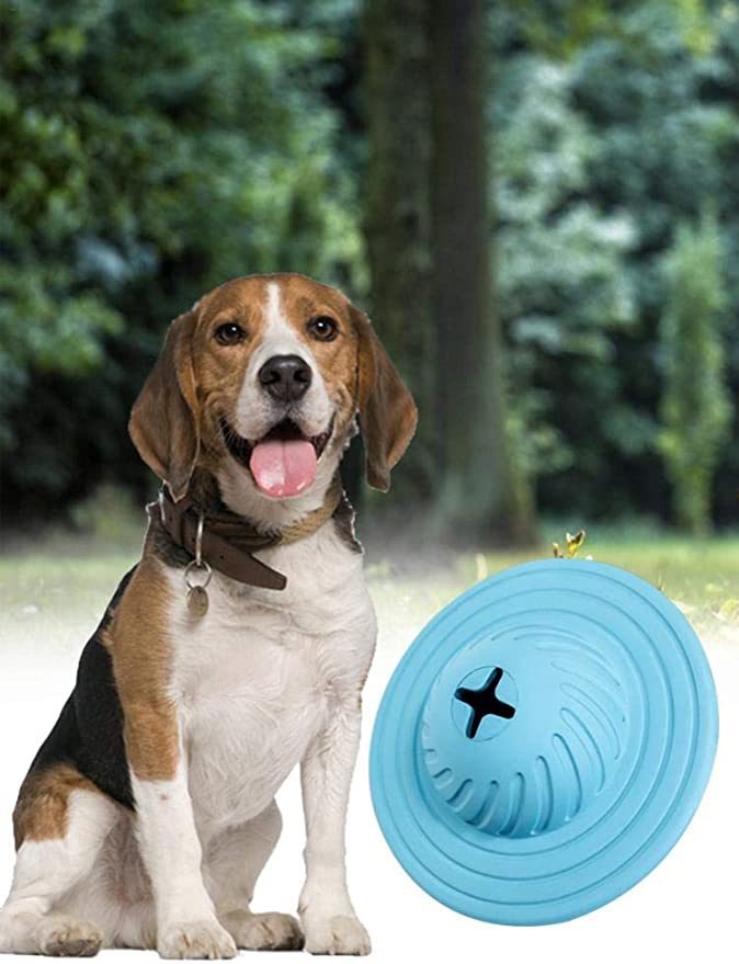 Pet Leaking Bite Toy Multi-Functional Pet Rolling Leaking Frisbee The Leaker Contains A Milky Fragrance That Attracts The Attention of The Dog and Increases The Interest of The Pet.