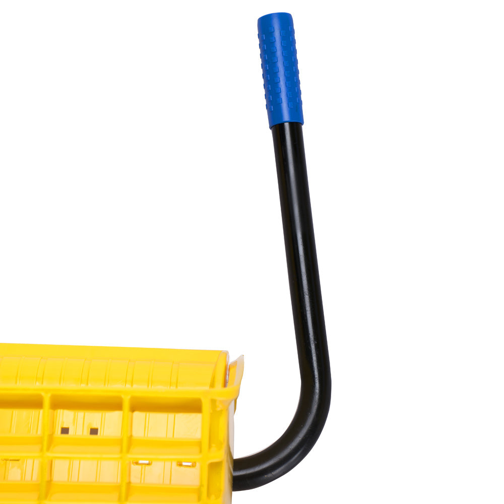 Wavebrake Mopping System Bucket and Side-Press Wringer Combo, 36L 34Quart 9.5Gallon Yellow RT