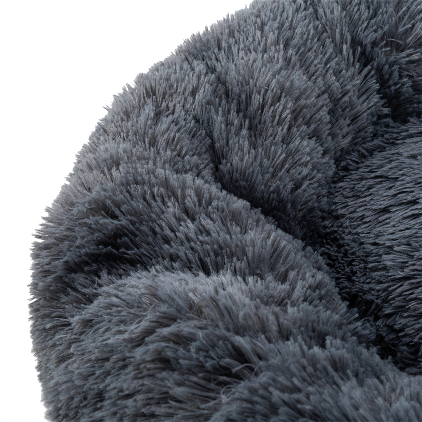Dog Bed Cat Bed Comfortable Donut Cuddler Round Dog Pillow Bed Nest Anti-Slip Faux Fur Pet Bed Ultra Soft Washable Pet Cushion Bed for Dog Cat Joint-Relief and Improved Sleep YF