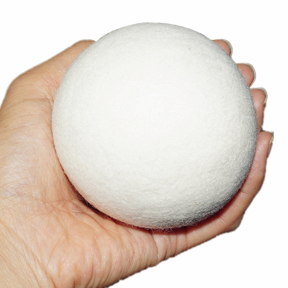 Woolous Wool Dryer Balls Organic XL 6 Pack, Premium New Zealand Non-Toxic Laundry Dryer Ball,Handmade Reusable Natural Fabric Softener,Reduce Wrinkles,Saves Drying Time Felted Eco Dryer Ball