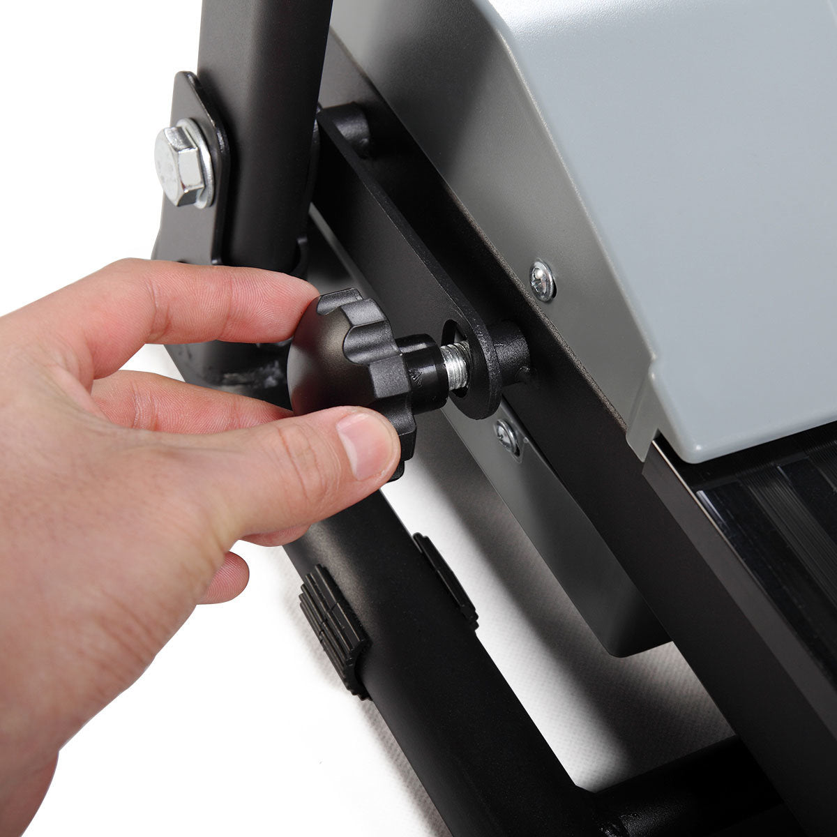 Folding Electric Treadmill for Home Workout with LCD monitors track calories, distance, speed, heart rate, walk/run time and more XH