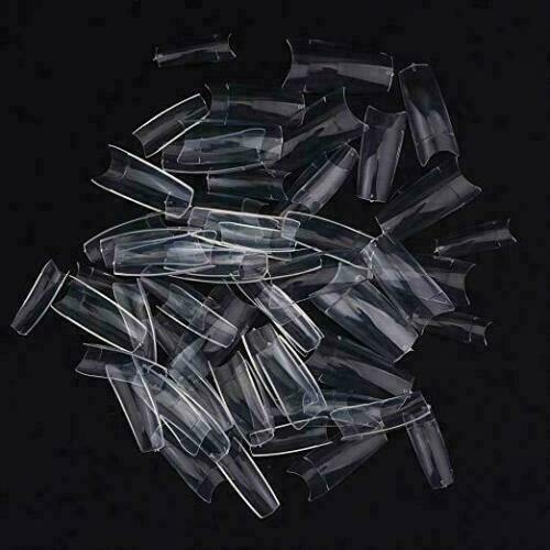 500pcs Artificial Nails French False Half Nail Art Tips Acrylic UV Gel US Stock