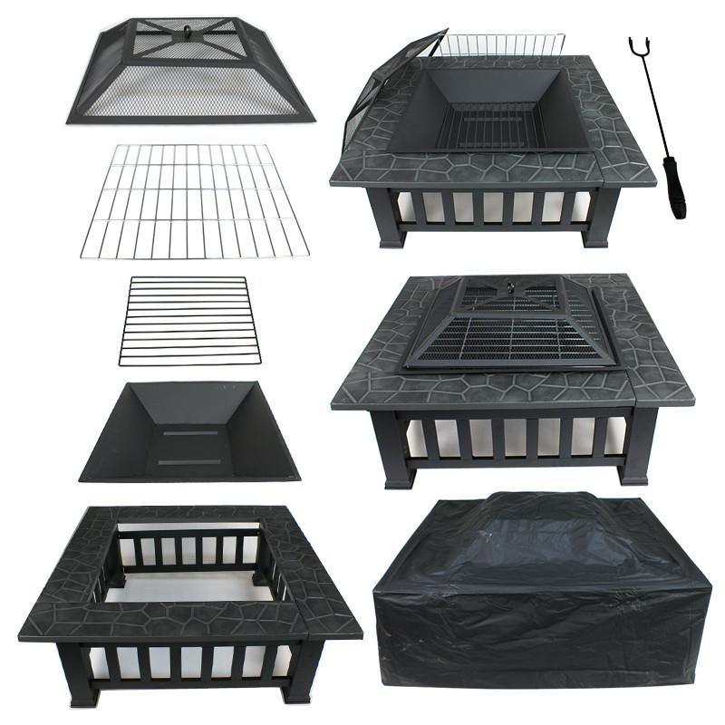 Upland Fire Pit with Cover