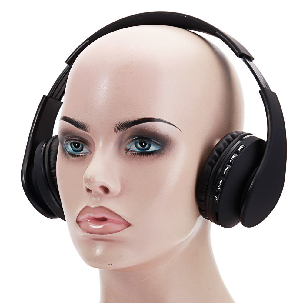 HY-811 FM Stereo MP3 Player Foldable Wired Bluetooth Headset Universal Headphone