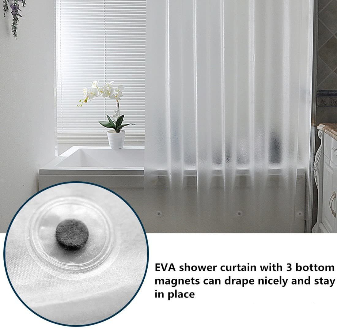 Shower Curtain Liner - Water Repellent Liner with Rust Proof Grommets for Bathroom ShowerShower Curtain Liner - Water Repellent Liner with Rust Proof Grommets for Bathroom Shower RT