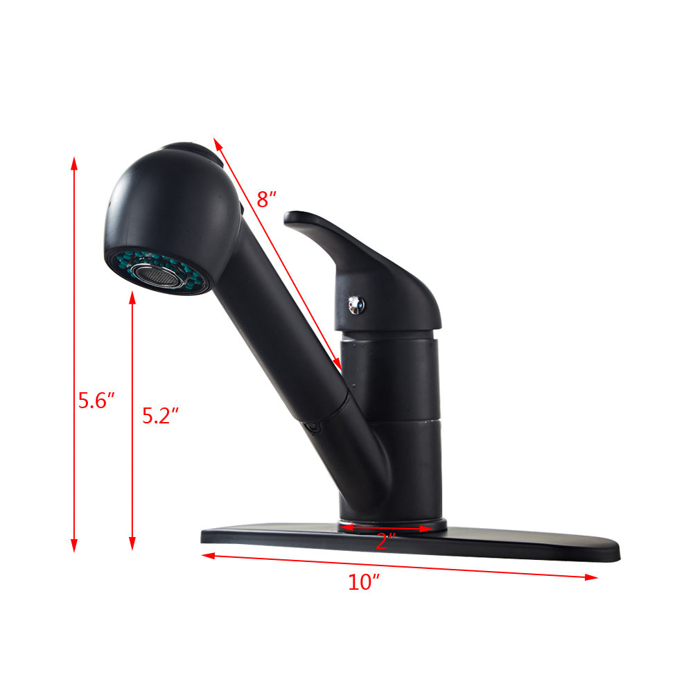 All Copper Kitchen Pull Chromeplate Faucet RT