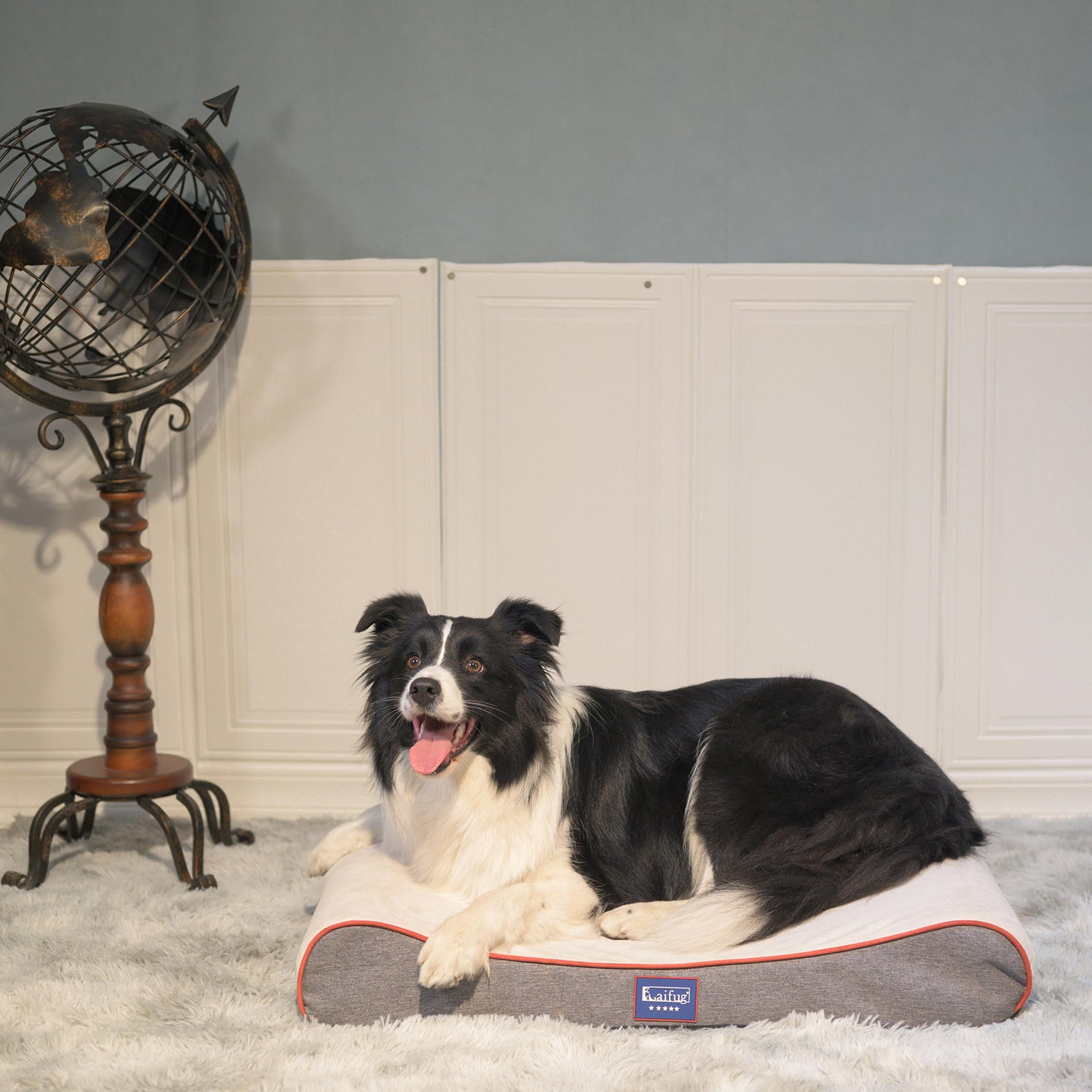 Orthopedic Foam Mattress Dog Bed Contour Bed with Removable Washable Cover and Waterproof Liner Nonskid Bottom - Friendly Design Ideal for Crate or Kennel