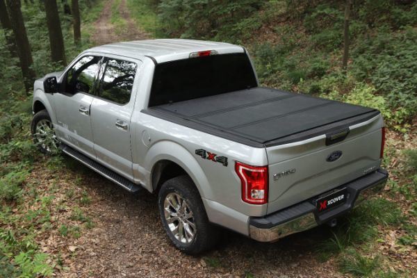 Xcover Hard Tonneau Cover, Low Profile Folding Truck Bed, Fit 2019 Ram 1500 5.7ft Short Bed Only (NOT For Track Sys.)