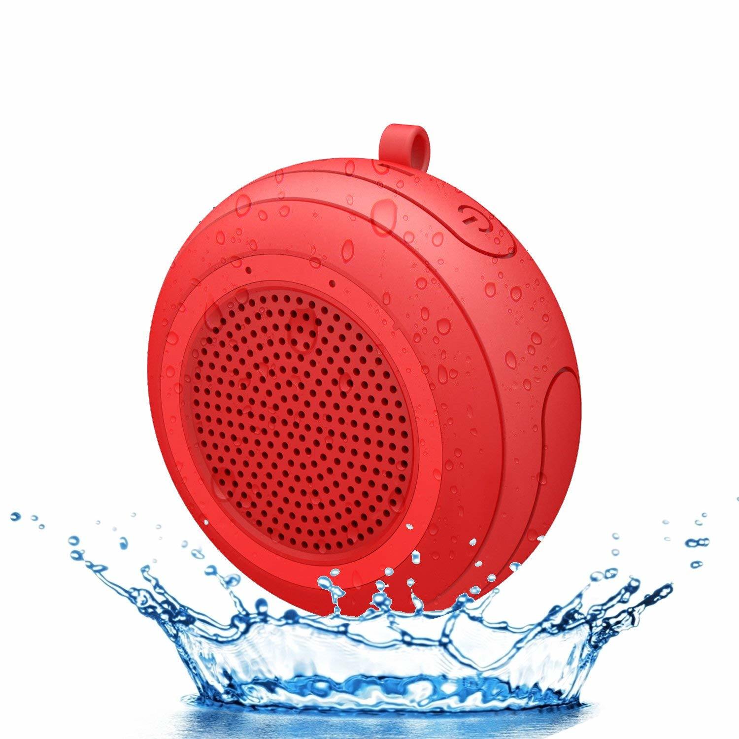 Cyboris Ipx7 Waterproof Outdoor Bluetooth Speaker Swimming Pool Floating Portable Mini Speakers Wireless 5W With Microphone & Tws for Beach, Bathroom, Home, Shower
