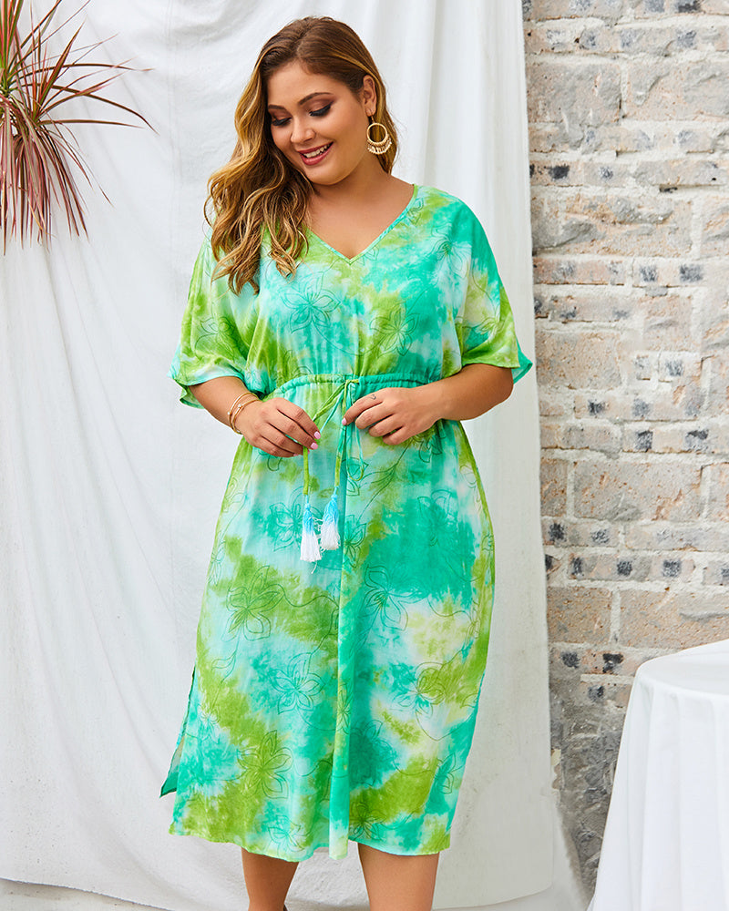 Original design dress Summer lady solid color