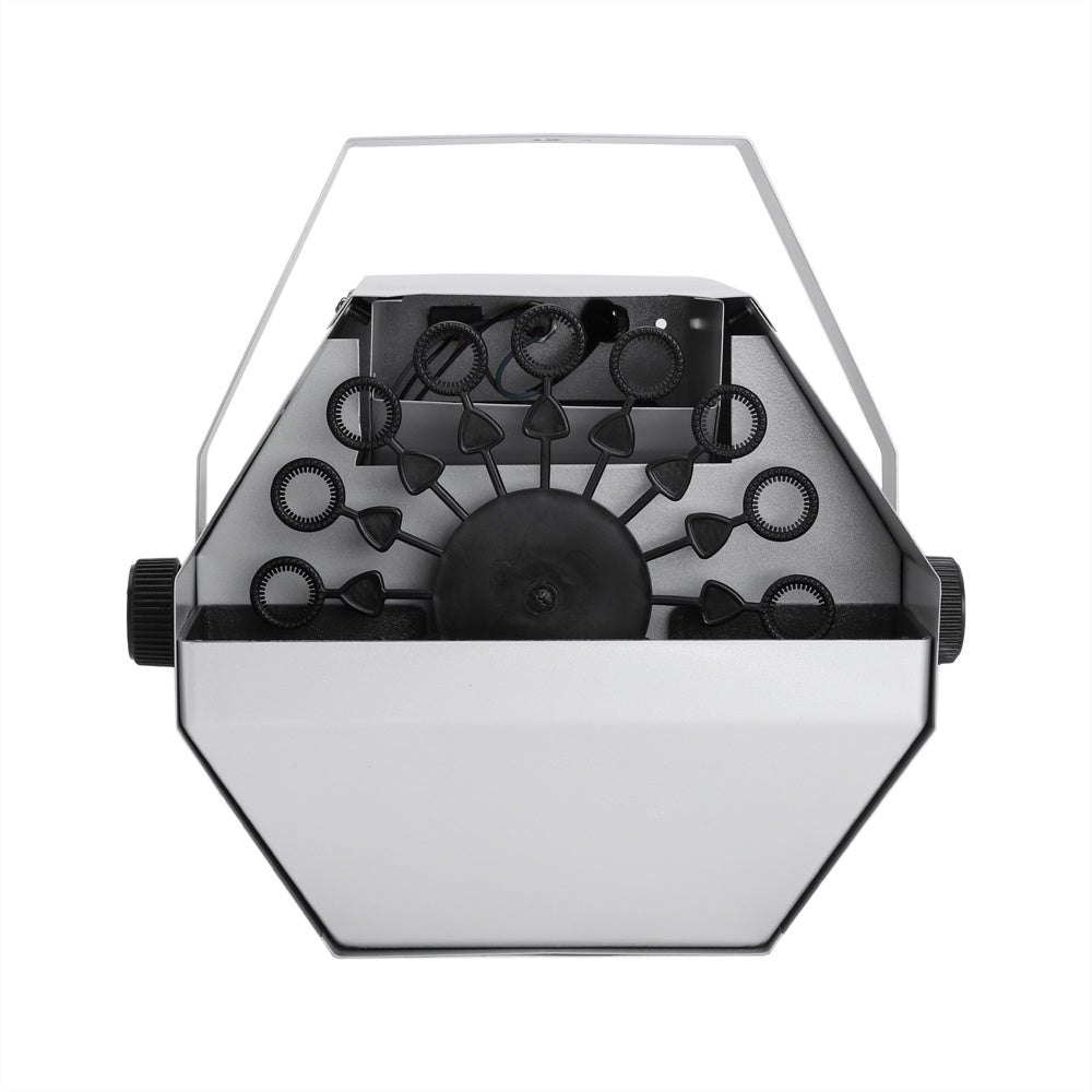 30W Automatic Mini Bubble Maker Machine Auto Blower For Wedding/Bar/Party/ Stage Show Silver YJ