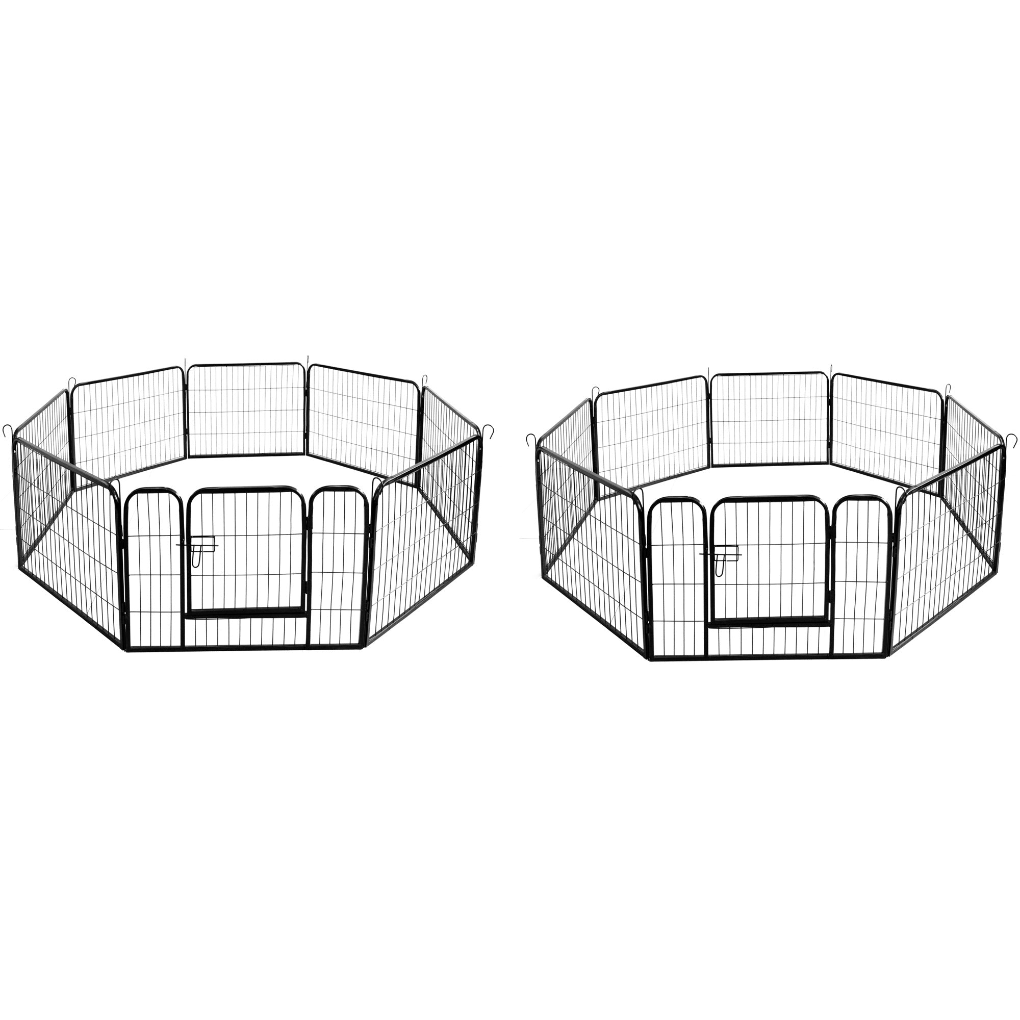 High Quality Portable outdoor folding 16-panel heavy duty metal pet playpen