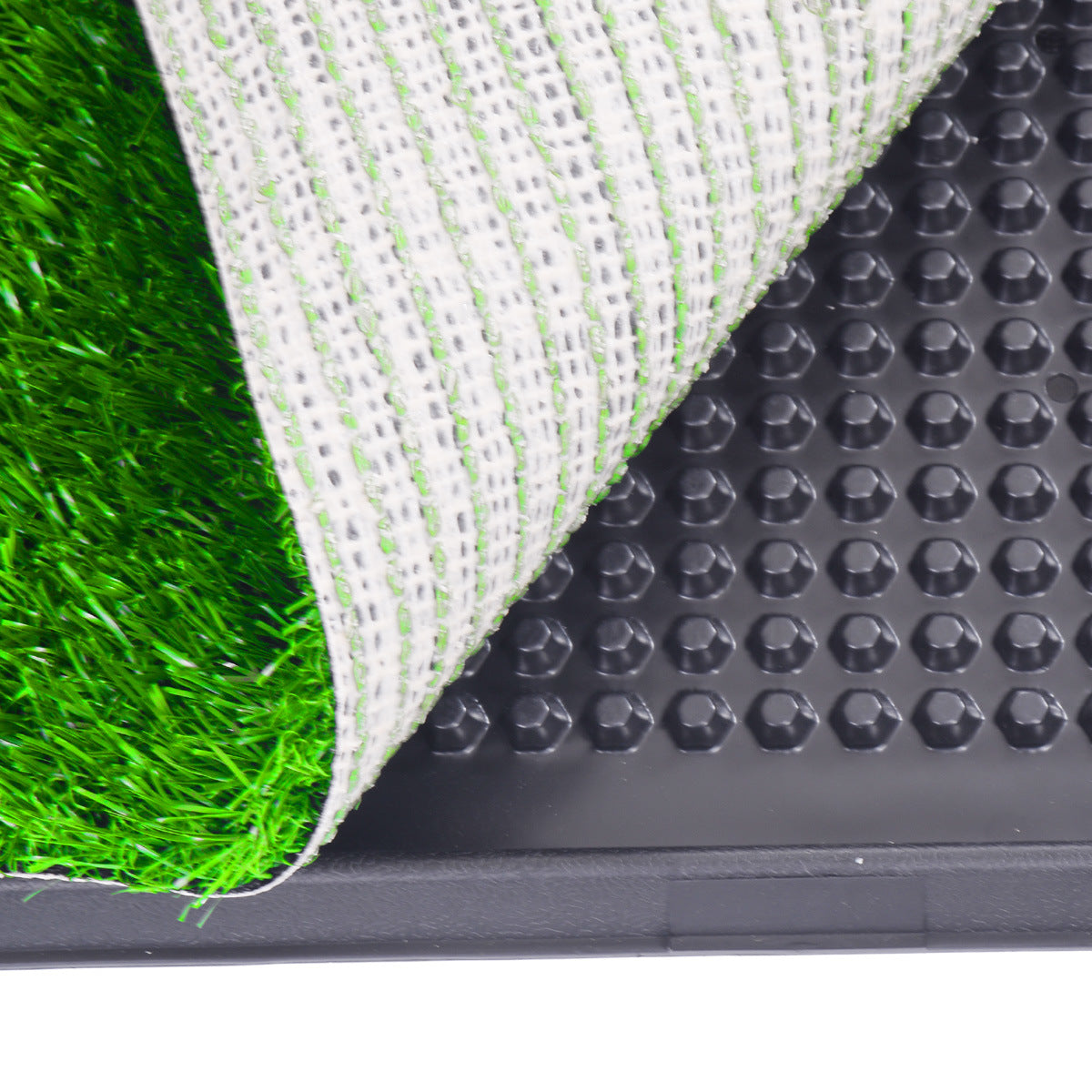 Pet Toilet, Puppy Dog Pet Potty Training Pee, Artificial Grass Pad with Tray (30’’X20’’), Replacement Dogs Turf Potty Training for Indoor Apartment