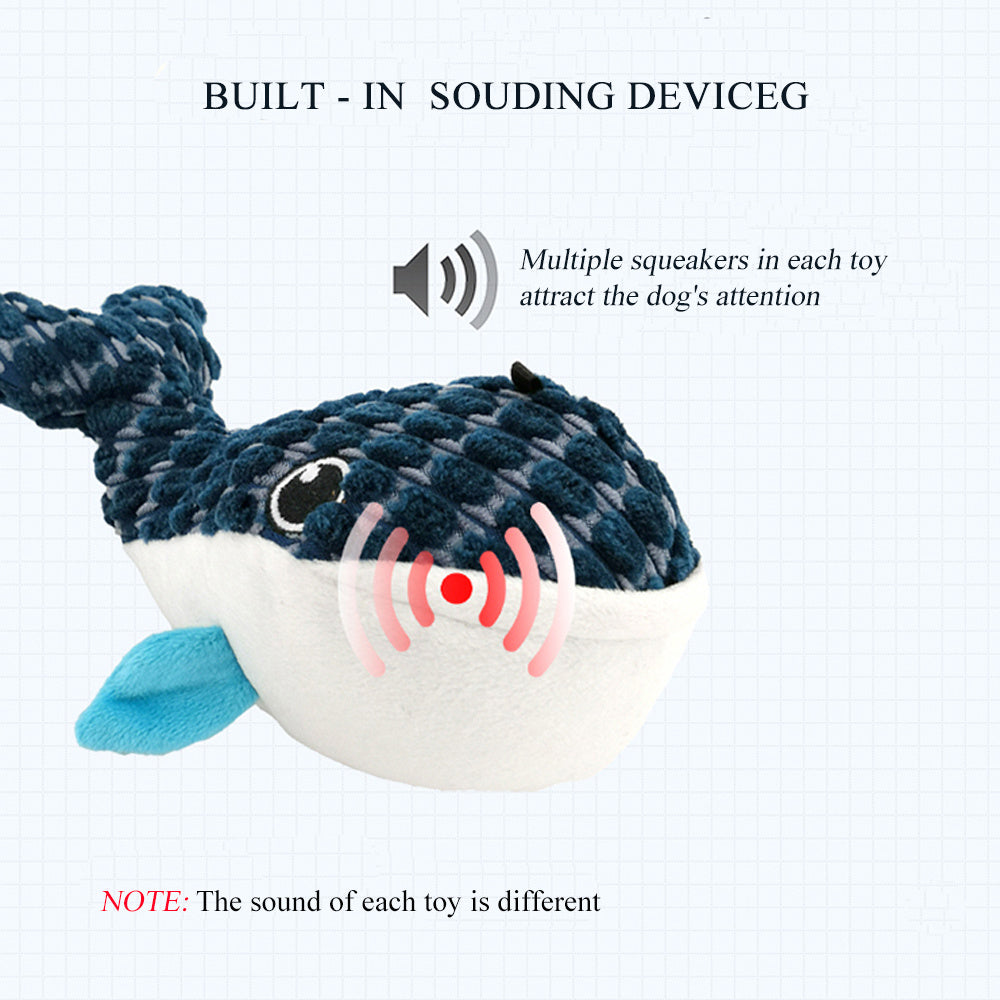 J.CARP Ocean Series Dog Toys, Cute Durable and Squeaky for Aggressive Chewers