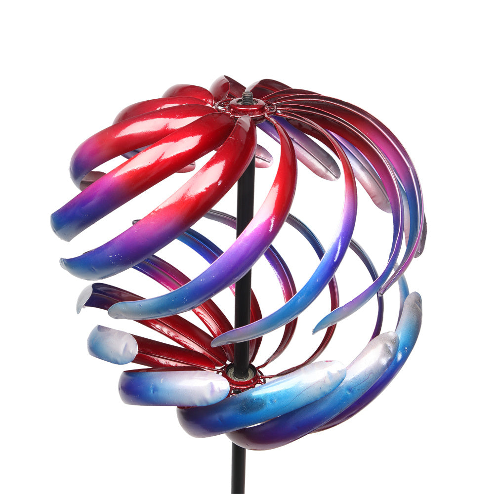 Free shipping Wrought Iron Windmill-3D Spherical Shape YJ